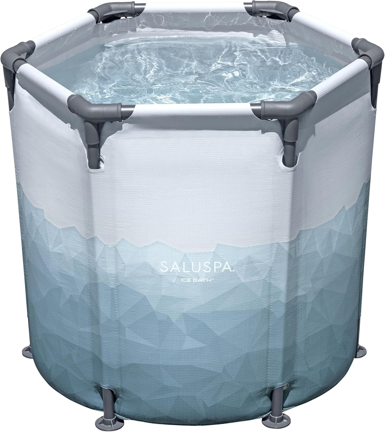 Bestway Saluspa Glacial Dip Cold Plunge Recovery Ice Bath Pod 1-Person (35.5" X 31.5") | round Cold Plunge Tub image number 6