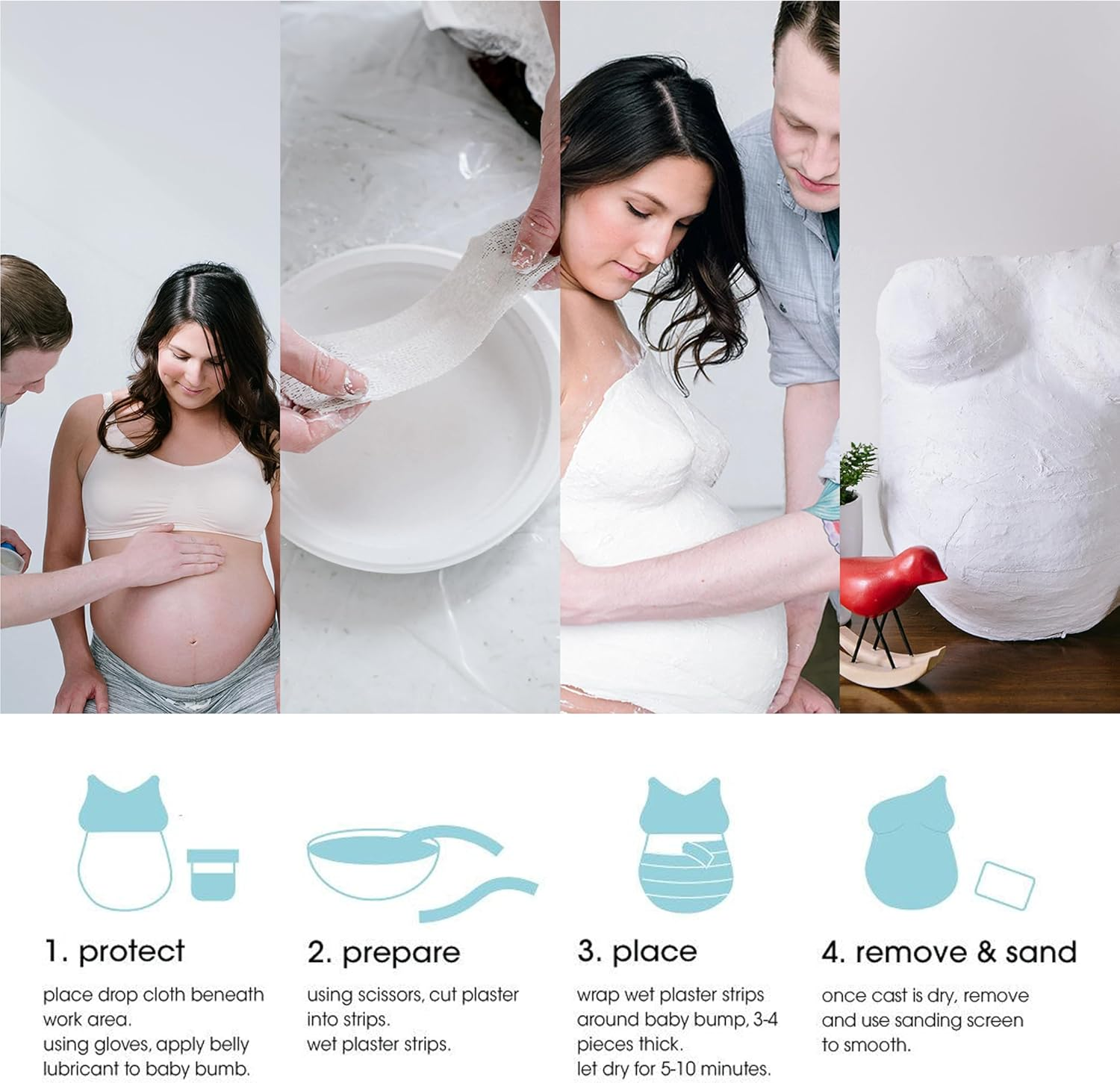 Pearhead Belly Casting Kit, White image number 1