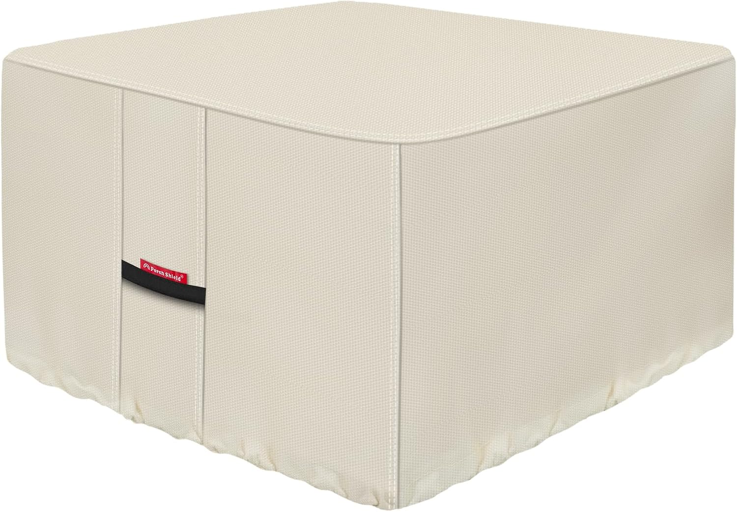 Porch Shield 600D Heavy Duty Patio round Fire Pit/Table/Bowl Cover 36 Inch, 100% Waterproof, Black