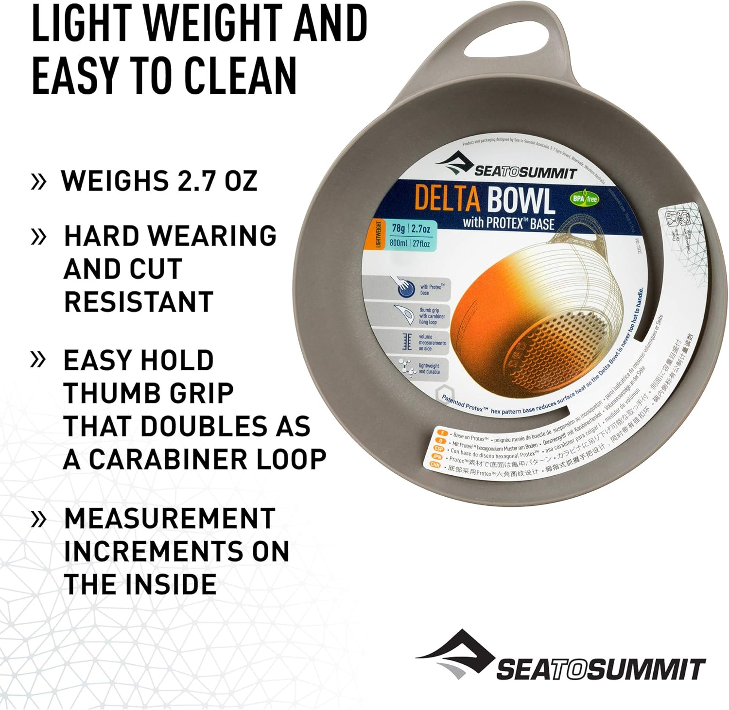 Sea to Summit Delta Bowl - Orange image number 5