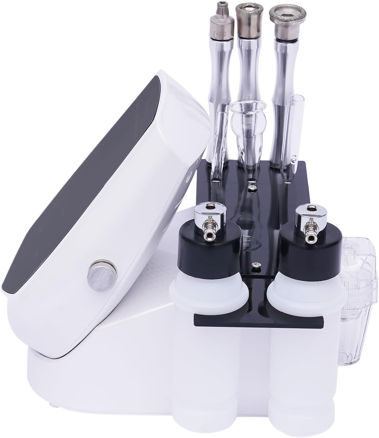 3 in 1 Diamond Microdermabrasion Dermabrasion Machine, Professional Exfoliating Face Skin Care Equipment with Micro Carving Pens, Glass Tubes and Vacuum Hoses for Personal Home Beauty Salon image number 4