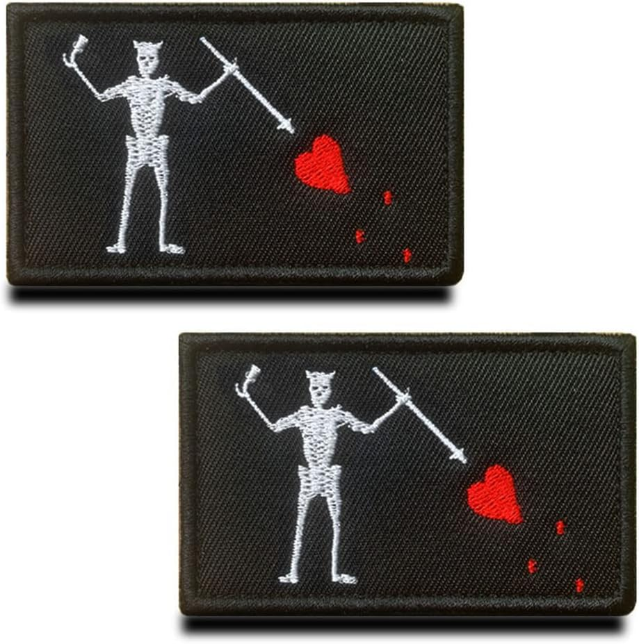 Stop Service Dog No Touch No Discussion No Touch No Talk Warning Vests/Harnesses Embroidered Patch for Service Dogs, Guide Dogs, Harness Vest Pack of 2