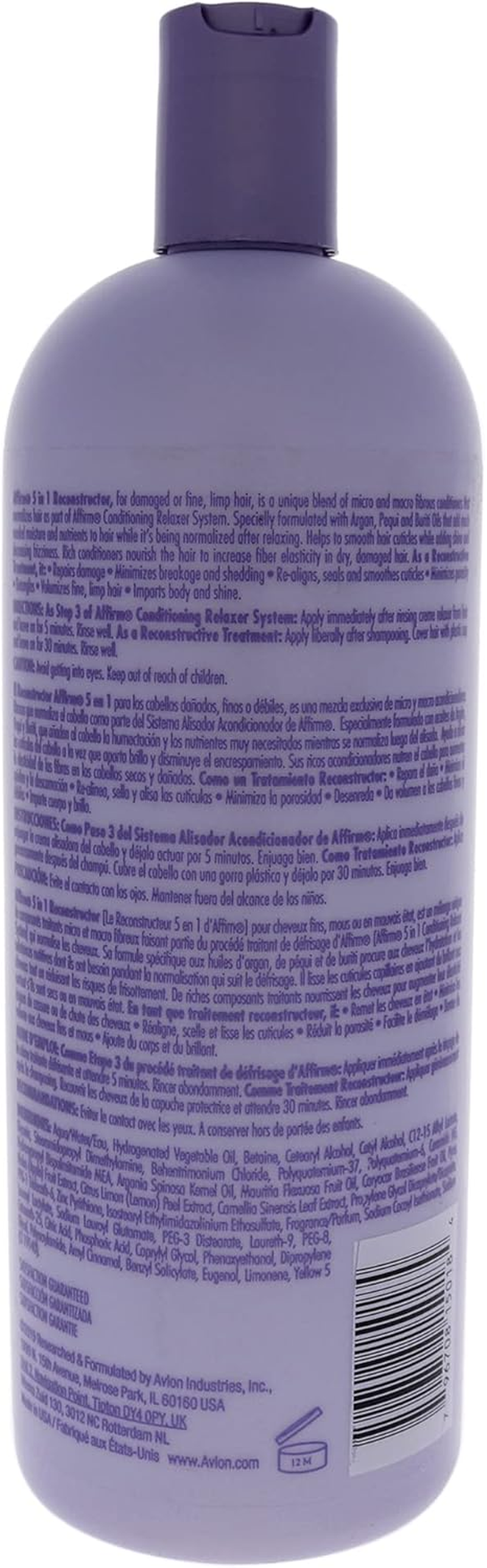 Avlon Unisex Affirm 5 in 1 Reconstructor Conditioner 32 Oz image number 2