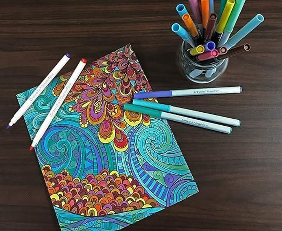 Crayola Bright Supertips Pastel Edition, Pack of 12 image number 2