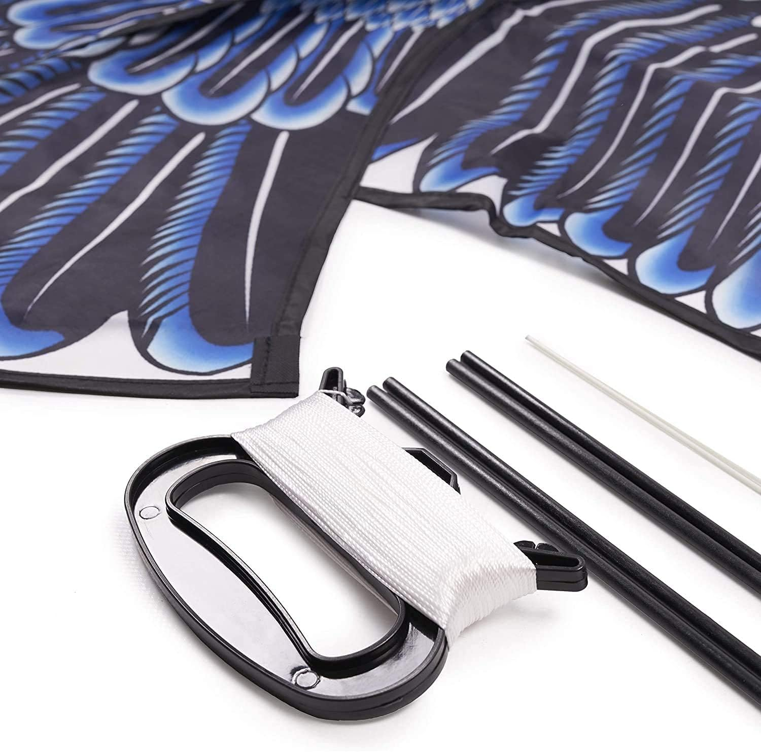 The Twiddlers - Large Eagle Bird Kite for Kids & Adults for Outdoor Beach Park Flying Toy Game - 82X185Cm