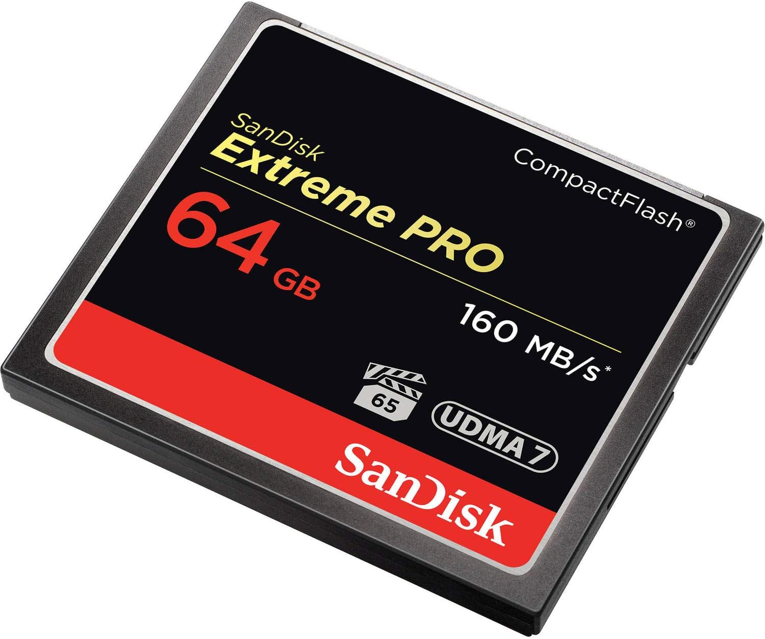 Sandisk 64GB Extreme PRO Compactflash Memory Card image number 1