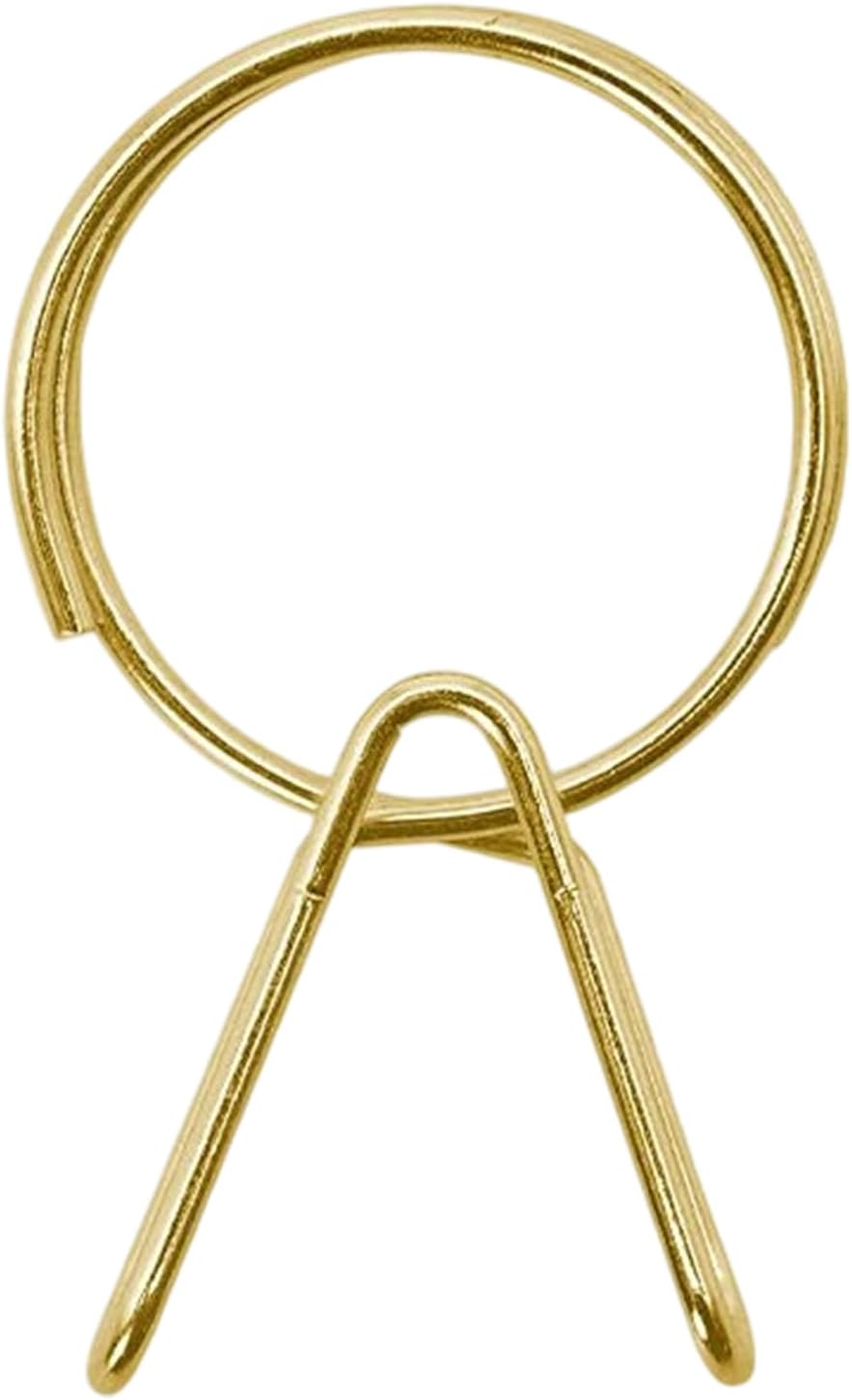 Pocket Clip - Quick and Easy Access Holder to Keys - Metal Ring Secure Hook for Home Car Travel Work Belt Security Pants Wallet Women Purse Pocket image number 6