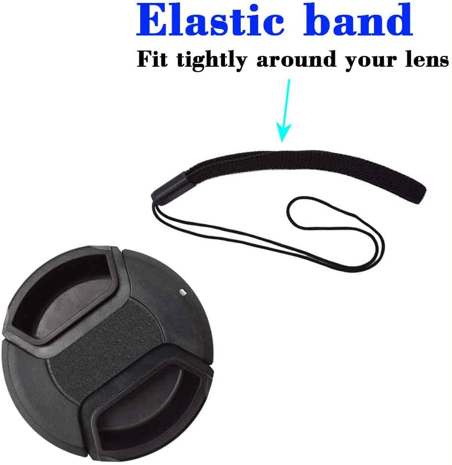 2PCS 58Mm Lens Cap Cover for AF-P NIKKOR 70-300Mm F/4.5-6.3G ，Canon EF-S 18-55Mm F/3.5-5.6 Is,Af-S DX NIKKOR 55-300Mm F/4.5-5.6G ED VR Lens, for Nikon Canon Sony and Other Lenses with 46 Mm Thread image number 6