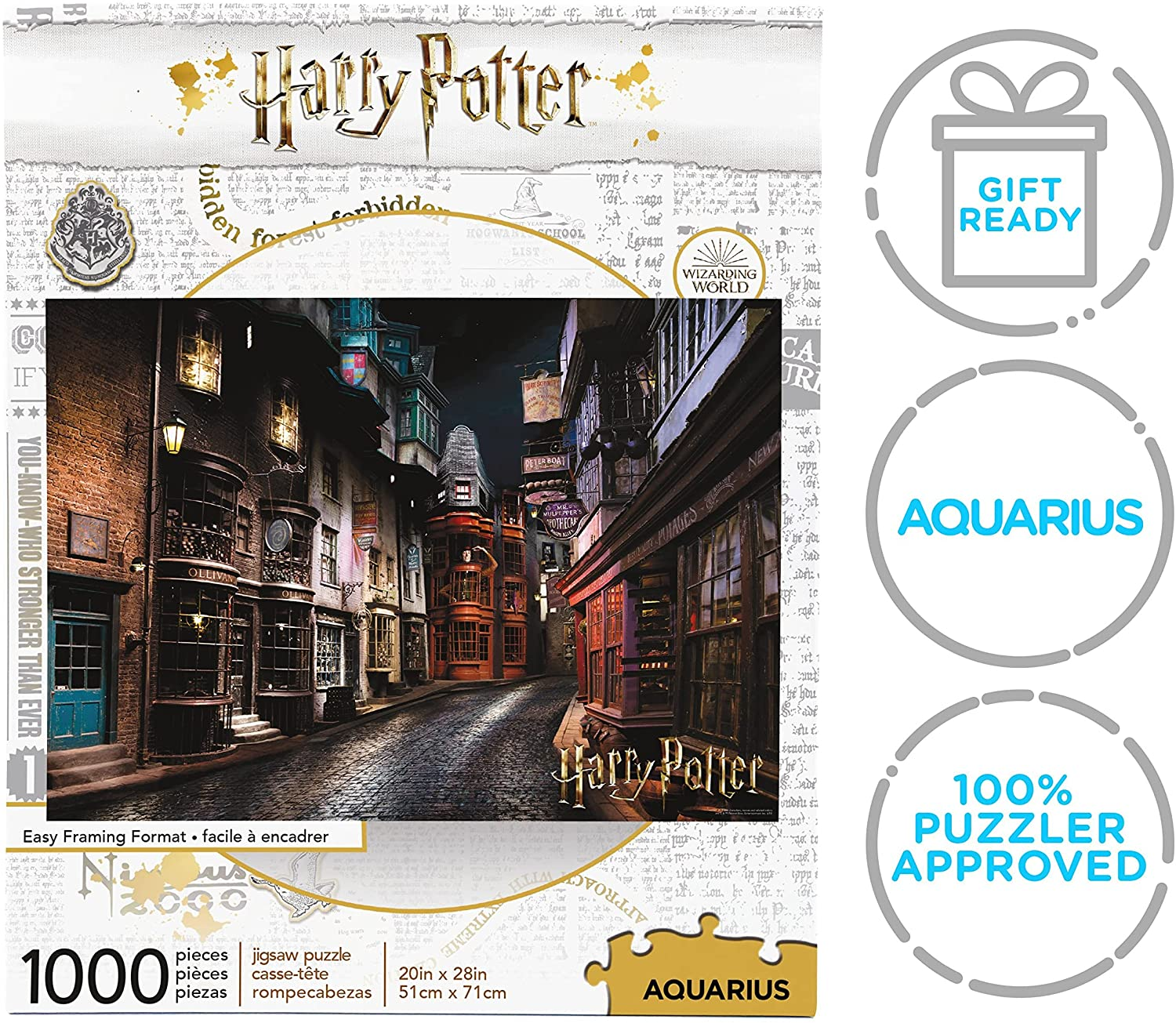 Aquarius Harry Potter Puzzle Diagon Alley Puzzle 1000-Pieces image number 2
