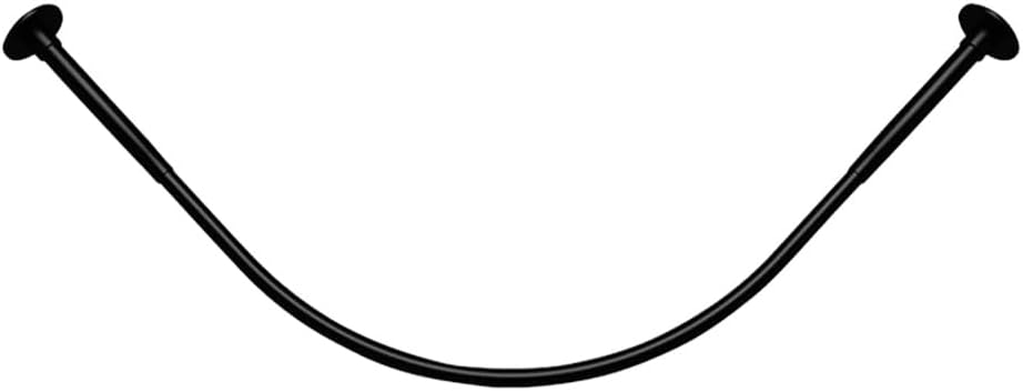 Shower Curtain Rod,Tension Curtain Rod,Heavy Duty Shower Rods,Stainless Steel Corner Curtain Rod,For Bathroom,For Shower,L Shape,Can Be Punched or Not,Two Installation Methods image number 6