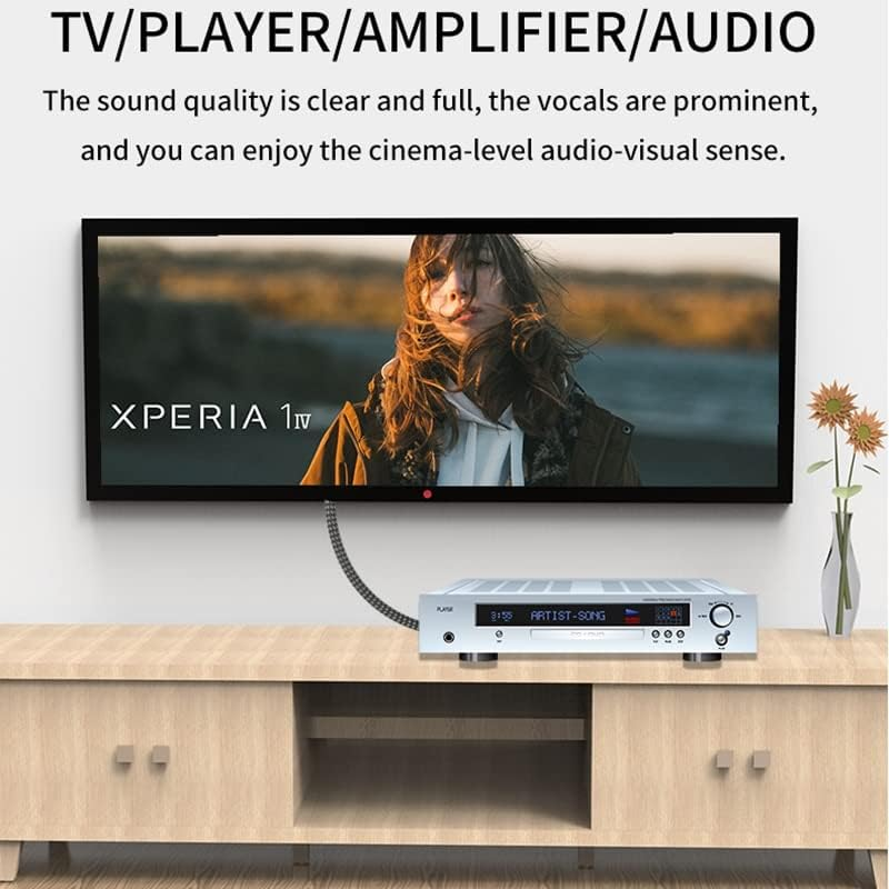 5.1 Hifi Digital Fiber Optic Cable Coaxial Line for DVD Player Amplifier Home SPDIF Audio Speaker (Size : 3M) image number 5