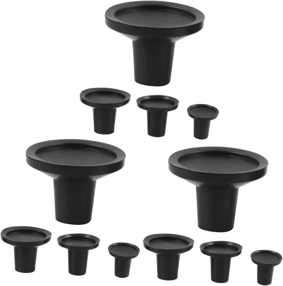 ASAKKURA 12Pcs Automotive Valve Lapper Suction Plates for Engine Valve Grinding Versatile Manual Repair Tool for Motorcycle and Automobile Maintenance image number 3