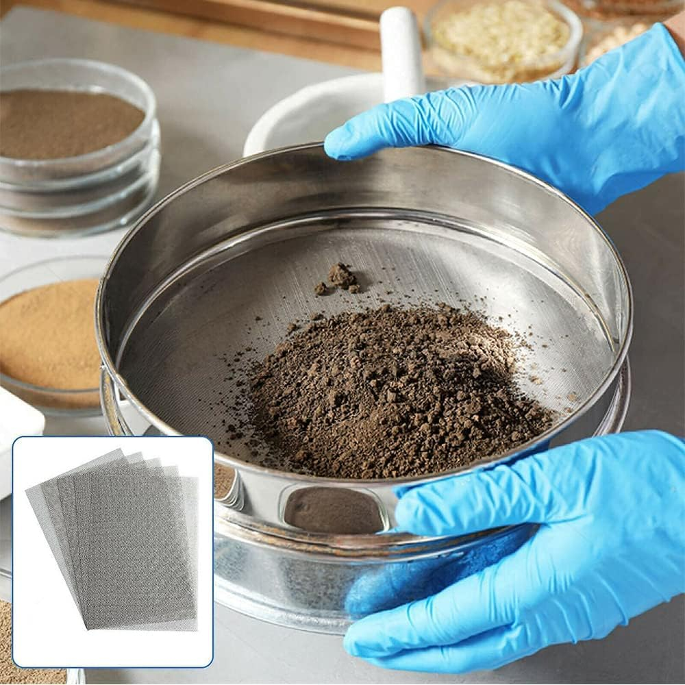 4 Mesh 304 Stainless Steel Woven Wire Filtration Filter Sheet 20Cm X 30Cm