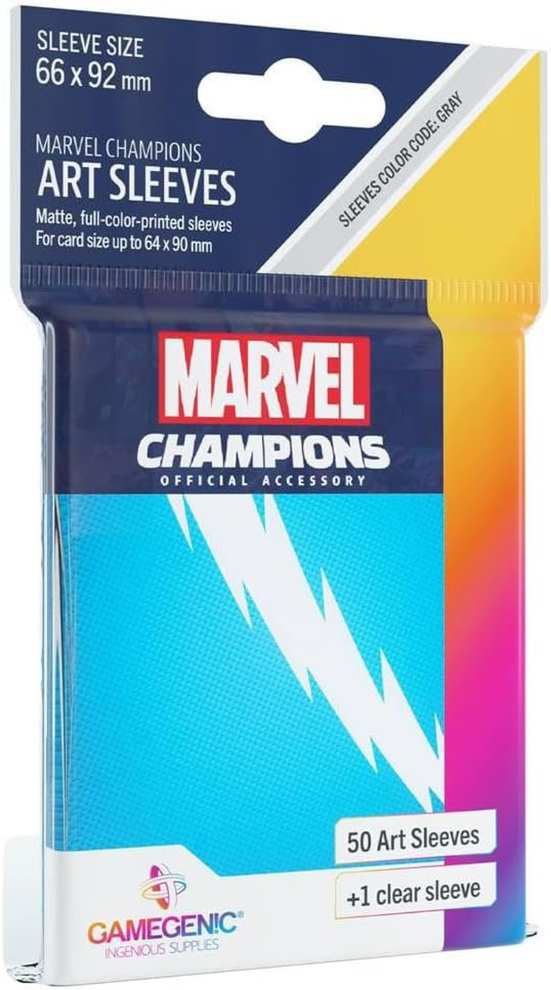 Gamegenic Asmodee North America Gamegenic Quicksilver Marvel Champions Art Sleeves image number 2