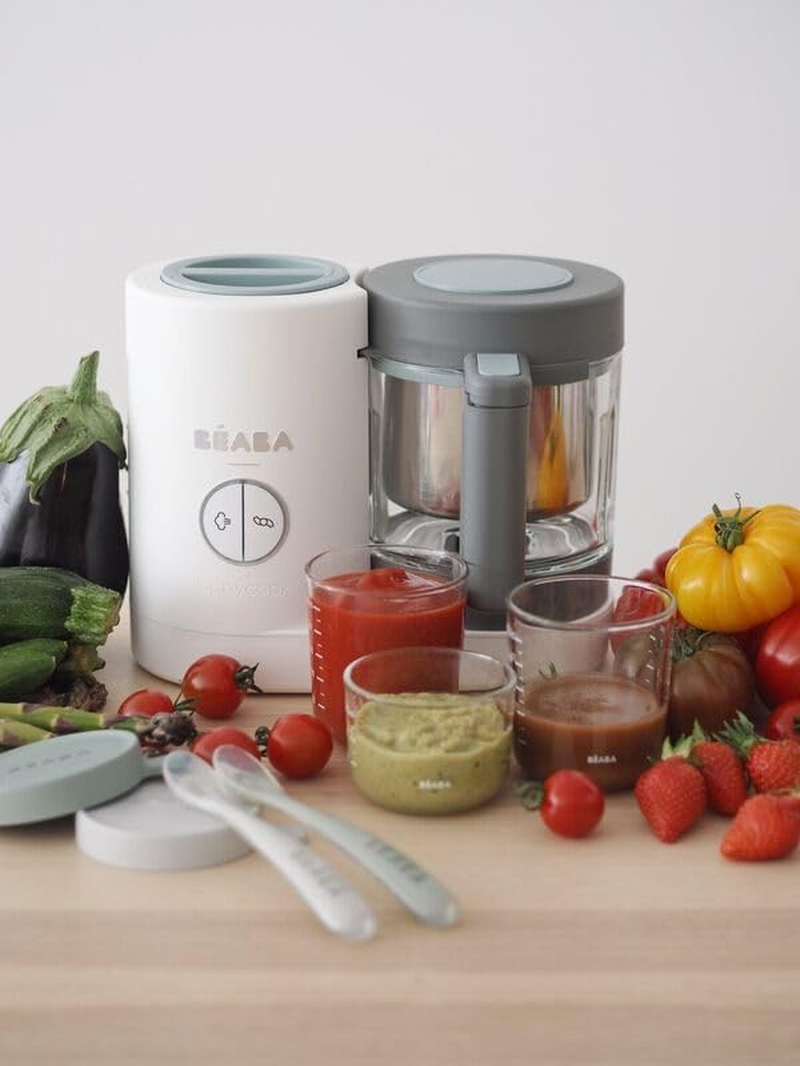 BEABA Babycook Neo Glass Bowl, Grey, 1.55 Kg,912717