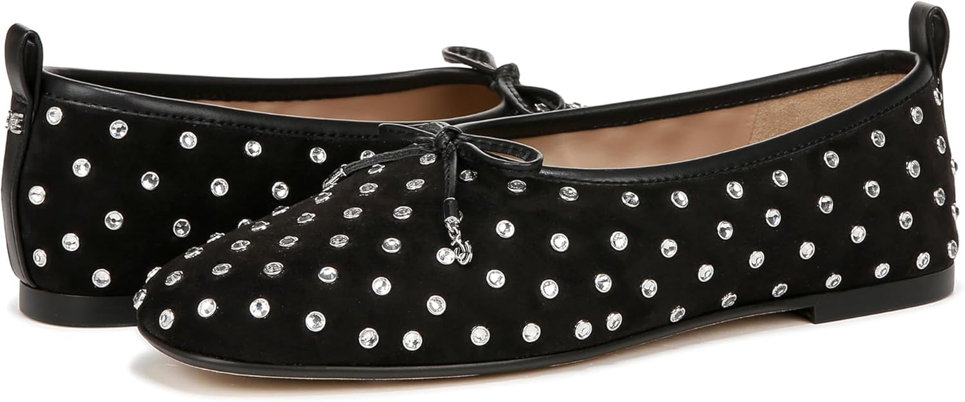 Sam Edelman Women'S Ari Ballet Flat, Black Suede, 11 image number 2