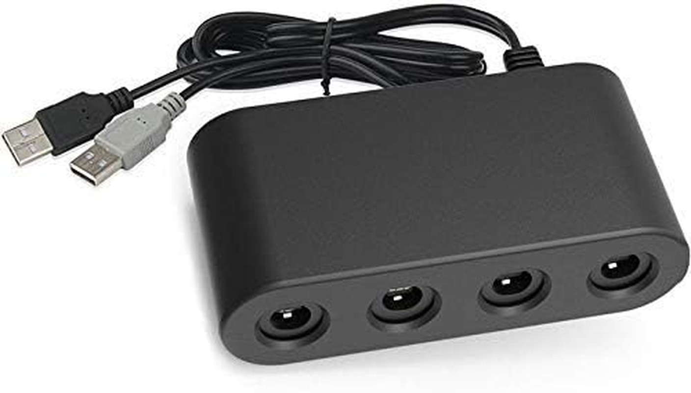 OSTENT 4 Port Controller Adapter Convertor for Nintendo Gamecube NGC to Wii U/Switch/Pc Terminal image number 3