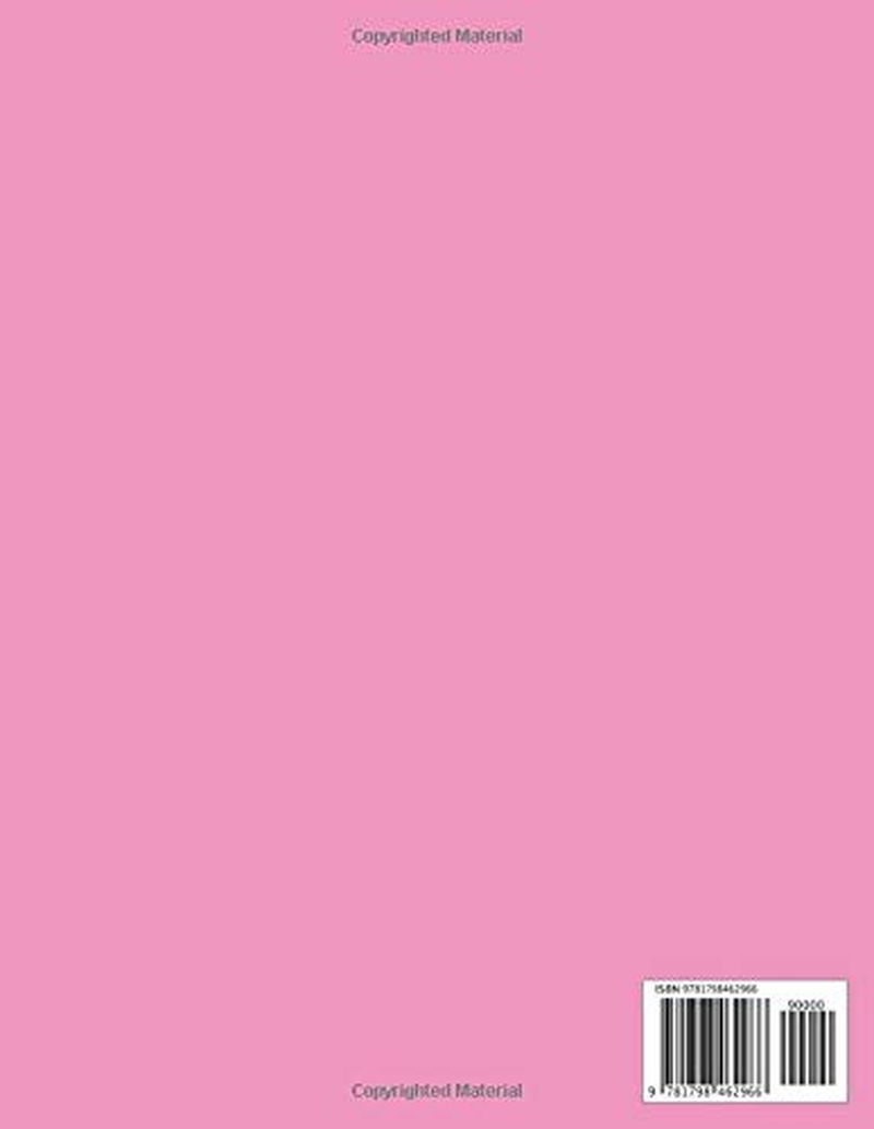 S: Initial "S" Monogram Notebook Specially Designed for Women and Girls (Pink Floral) (8.5 X 11)