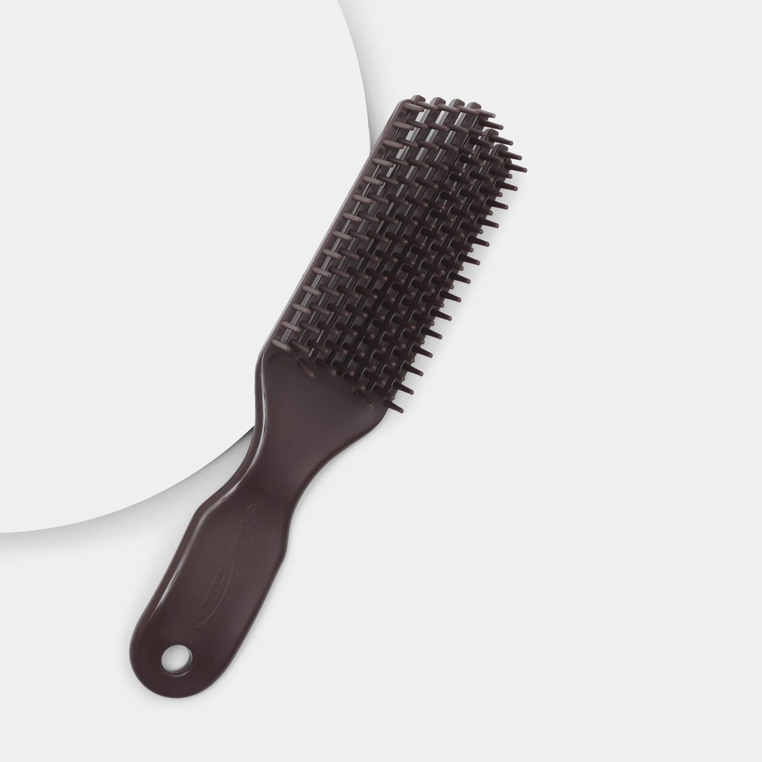 Royal Chocolate Detangler Brush by Felicia Leatherwood - for Kinky, Curly, Wavy 4C or Straight Hair - Tame Your Tangles Smooth Your Coils - Pain Free for All Ages image number 1