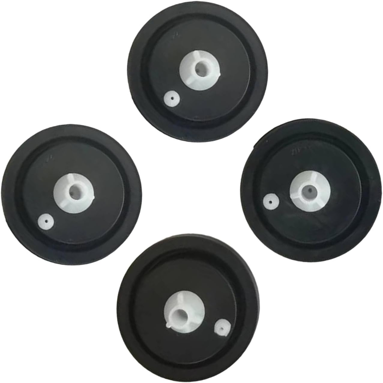 4 Pieces Diaphragm Washer, Sealing Sheet Fittings, Solenoid Valve Water Inlet Seal Ring Gasket for Washing Machine, Water Supply Error Repair image number 3