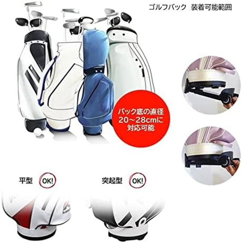 AHA Golf Bag Carrier, Detachable Golf Bag Carrier, Easy to Train image number 4