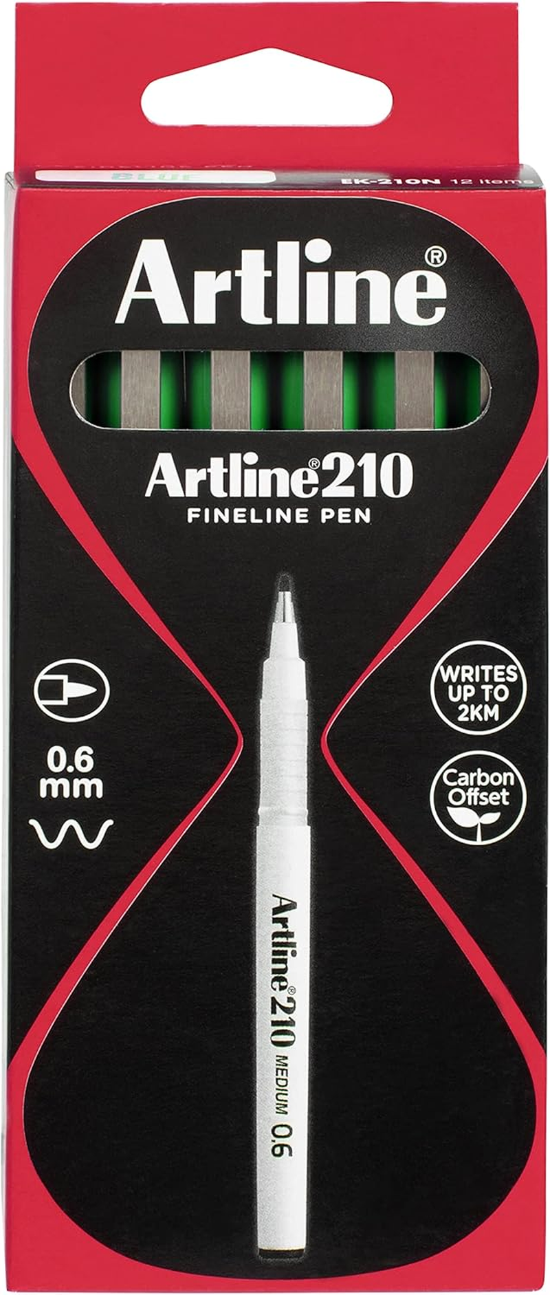 Artline 210 Fineliner Red,2 Pack image number 6