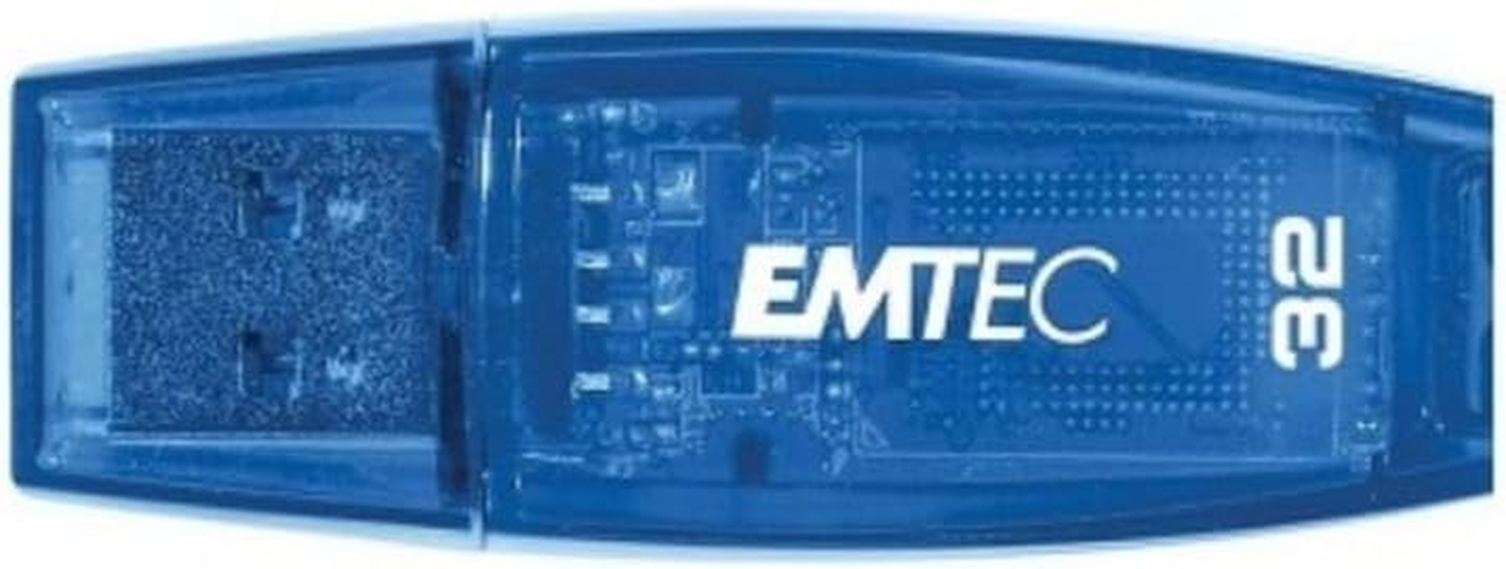 Emtec C410 WW USB 2.0 32GB Storage Stick, Blue image number 1