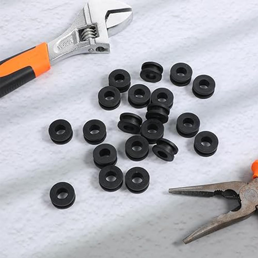 20 PCS Motorcycle Rubber Grommets for Motorcycle Fairings Set,Motorcycles Rubber Grommet Kit Replacement Accessorie,Motorcycle Parts image number 2