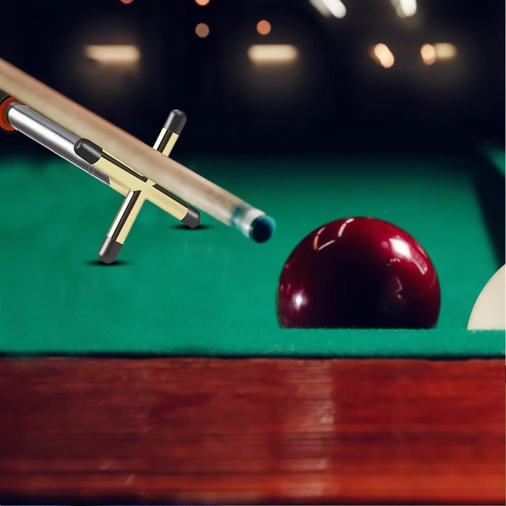 1X Pool Billiard Snooker Table Cue Rest Spider Cross Head Fitting Jigger Brass AU image number 5