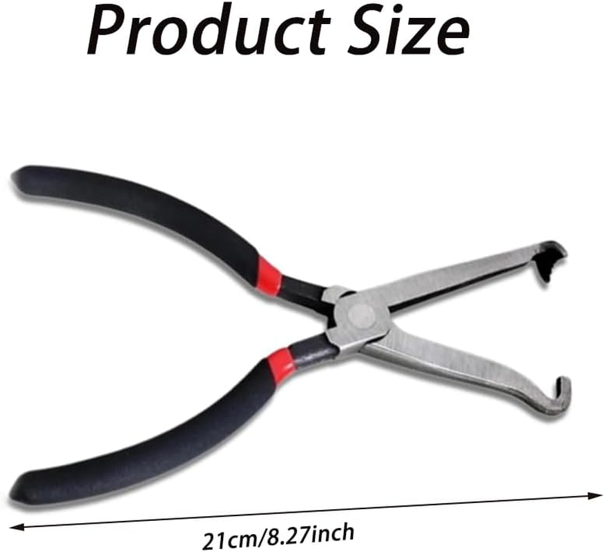 Automotive Disconnect Pliers Set, 2-Piece Power-Off Pliers with Straight and Bending Handles, Hose Clip Clamp Removal Tool image number 4