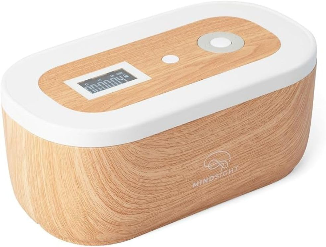 Mindsight Timed Lock Box to Help Detach from Phone, Video Games, Snacks & Cravings | Out of Sight Out of Mind | Simple Mindfulness Tool to Live in the Moment | Stress & Anxiety Relief | Teens/Adults