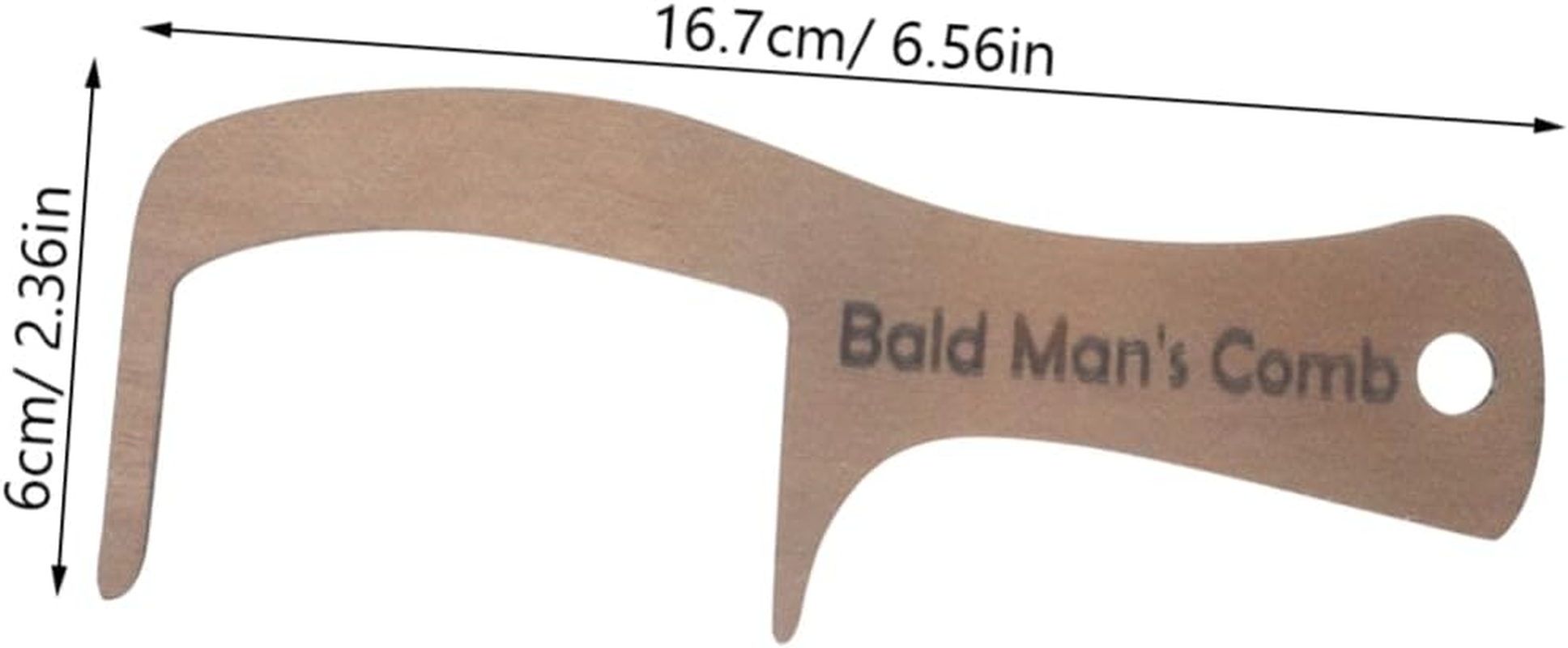 WRITWAA Handmade Wood Beard Comb for Men Curly Hair Comb Hairline Shaping Tool image number 5