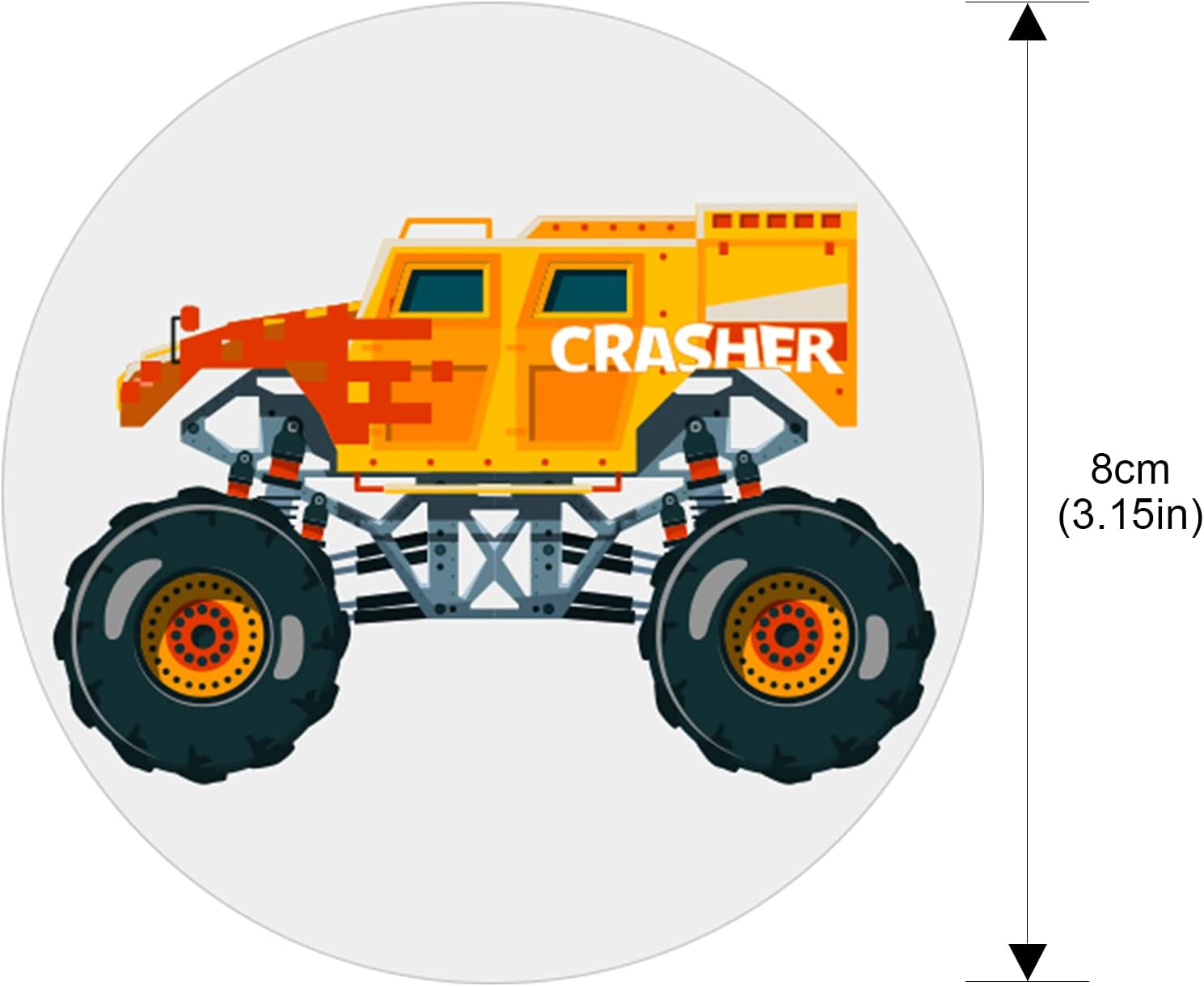 Zonon 10 Pieces Potty Training Seat Truck Potty Training Stickers for Boys Toilet Targets Color Changing Sticker Fun Pee Targets for Toddler image number 4