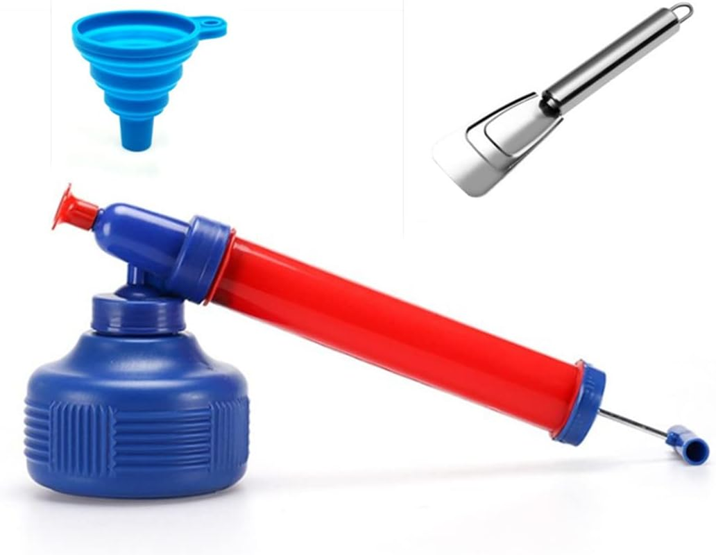 Dadaozhijian Diatomaceous Earth Applicator Garden Puffer Duster (Red, 1/1)