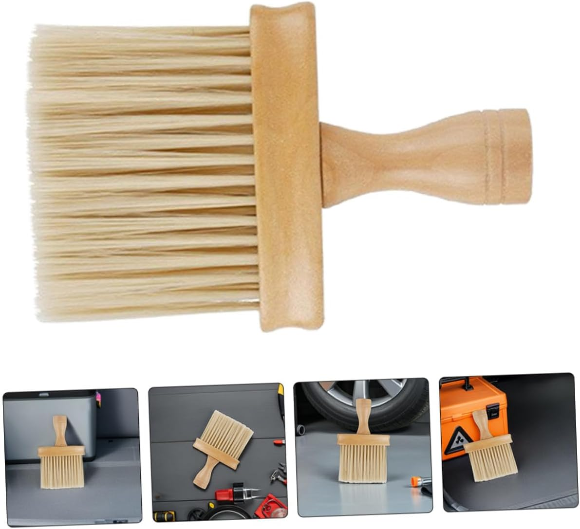 KAILIKETIY 3Pcs Car Air Vent Cleaning Brushes Soft Bristles Multi-Functional Detailing Tool for Automotive Interior Air Conditioner Outlet Dust Remover Flexible Compact Design image number 4