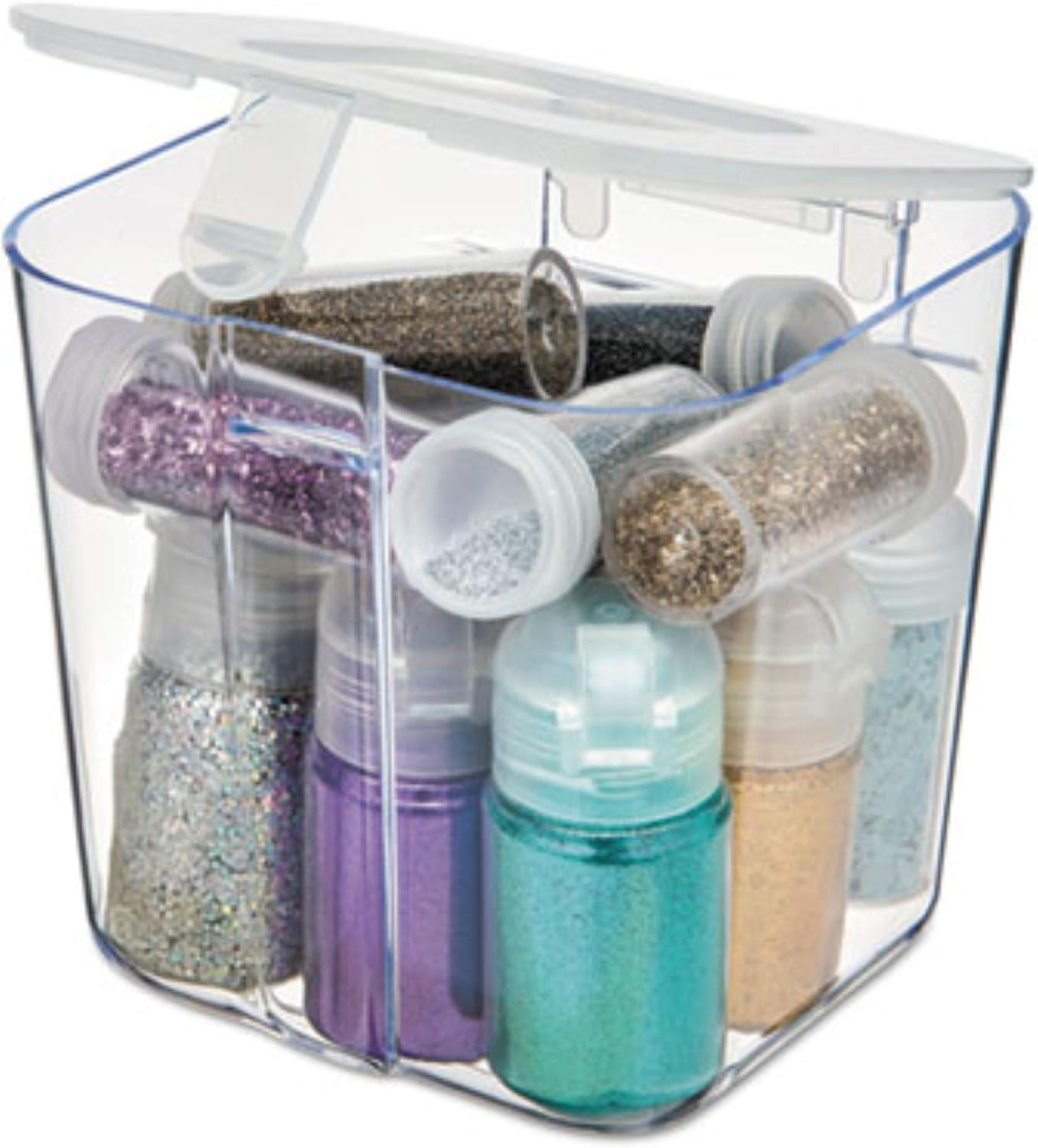 Deflecto Caddy Organizer Compartment, Small, Clear (29101CR)