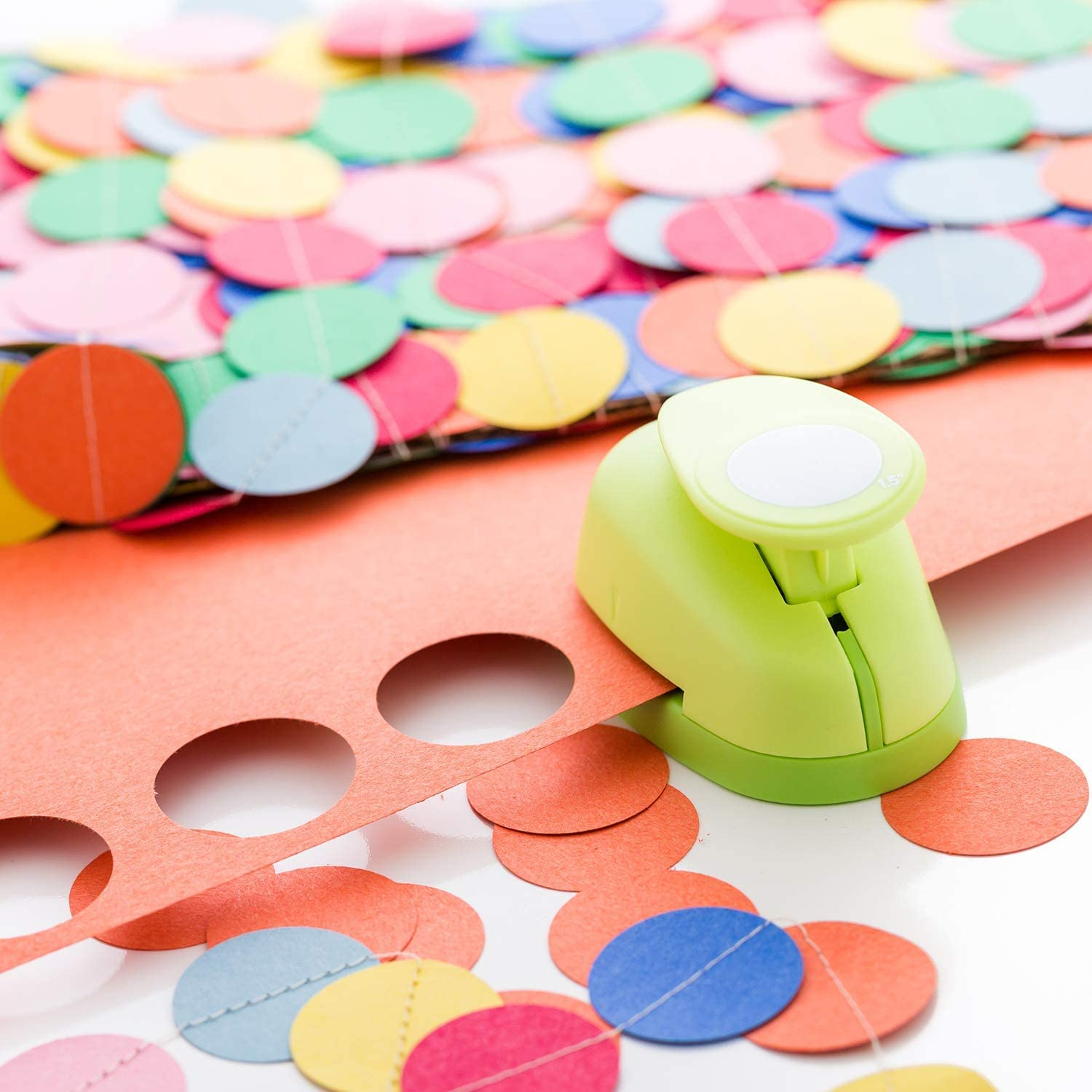 3Pcs Craft Circle Punch DIY Handmade Paper Puncher （3 Sizes） image number 4