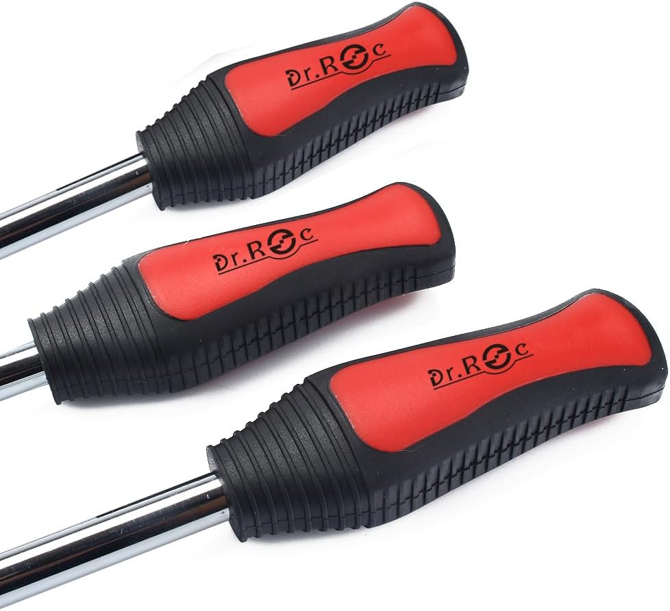 Dr.Roc Tire Spoons Lever Iron Tool Kit Motorcycle Bike Professional Tire Change Kit W/Bag - 14.5+11+ 2 Rim Protectors image number 4