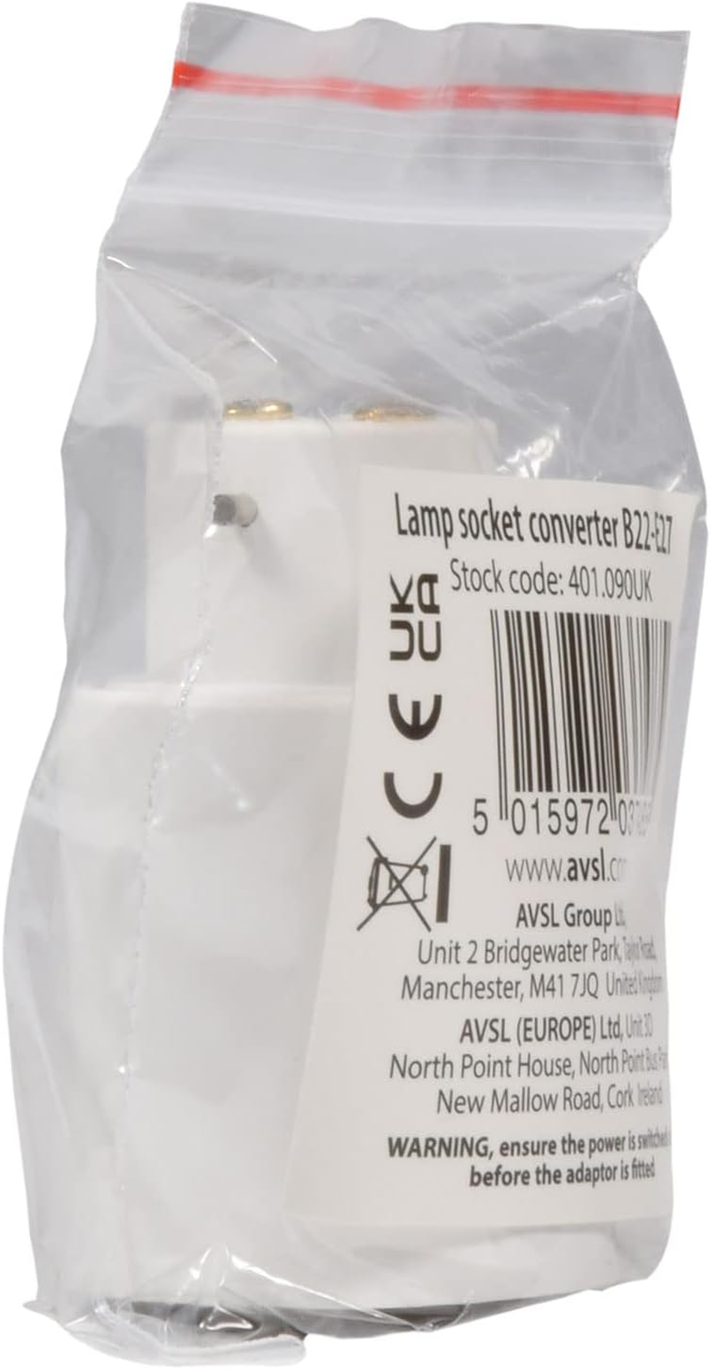 Lyyt Skytronic | Lamp Socket Converter | B22 to E27 - Bayonet to Edison image number 3