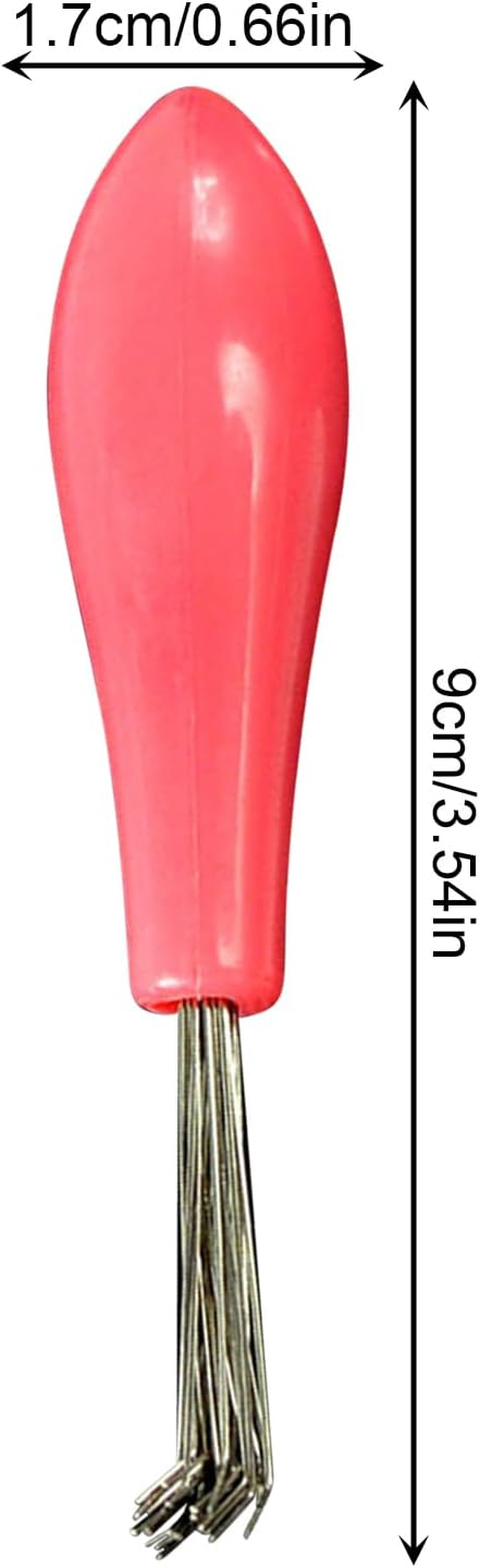 Hair Brush Cleaner, Small Cleaning Tool, Dust Wire Rake Remover, 3.54 X 0.67 Inches, Ergonomic Handle Design, Ideal for Haircut Maintenance, Styling Lint, Dirt Removal