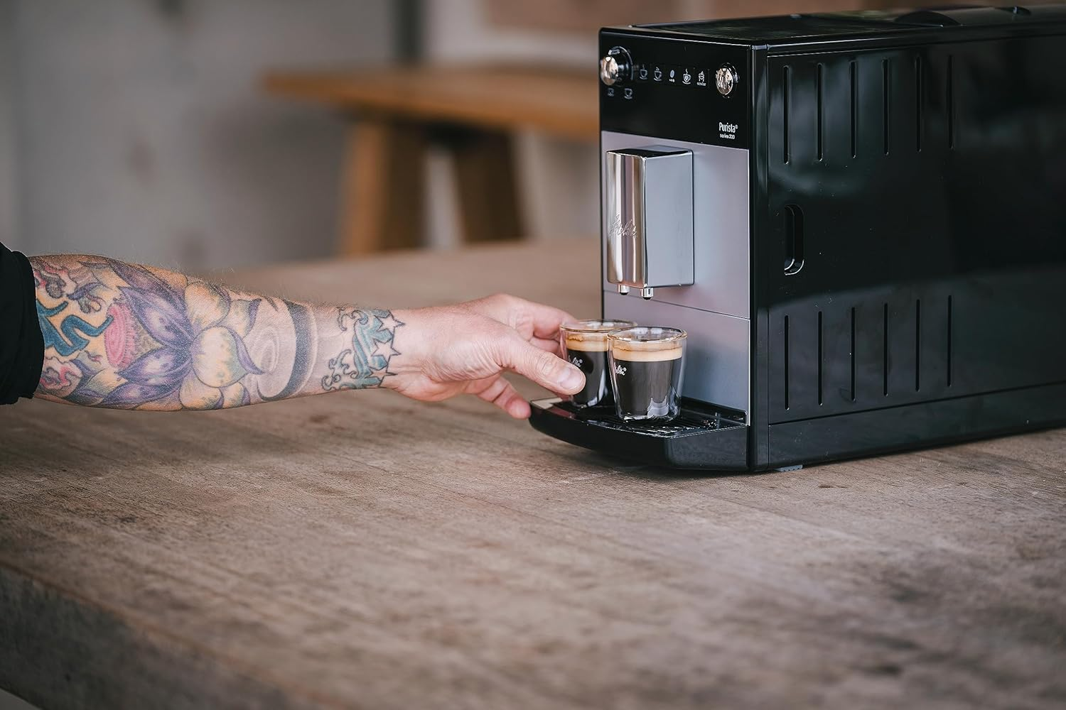 Melitta Automatic Espresso Machine, Purista Model, F230-101, Silver, 6766667 image number 3