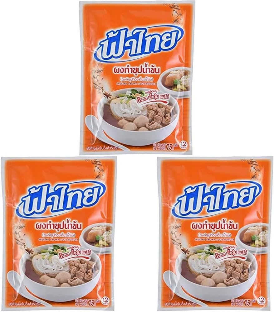Fathai Brown Noodle Soup Powder 75 G image number 2