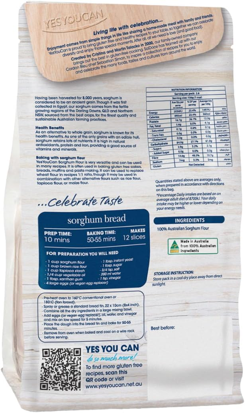 Yesyoucan Sorghum Flour G/F 350G