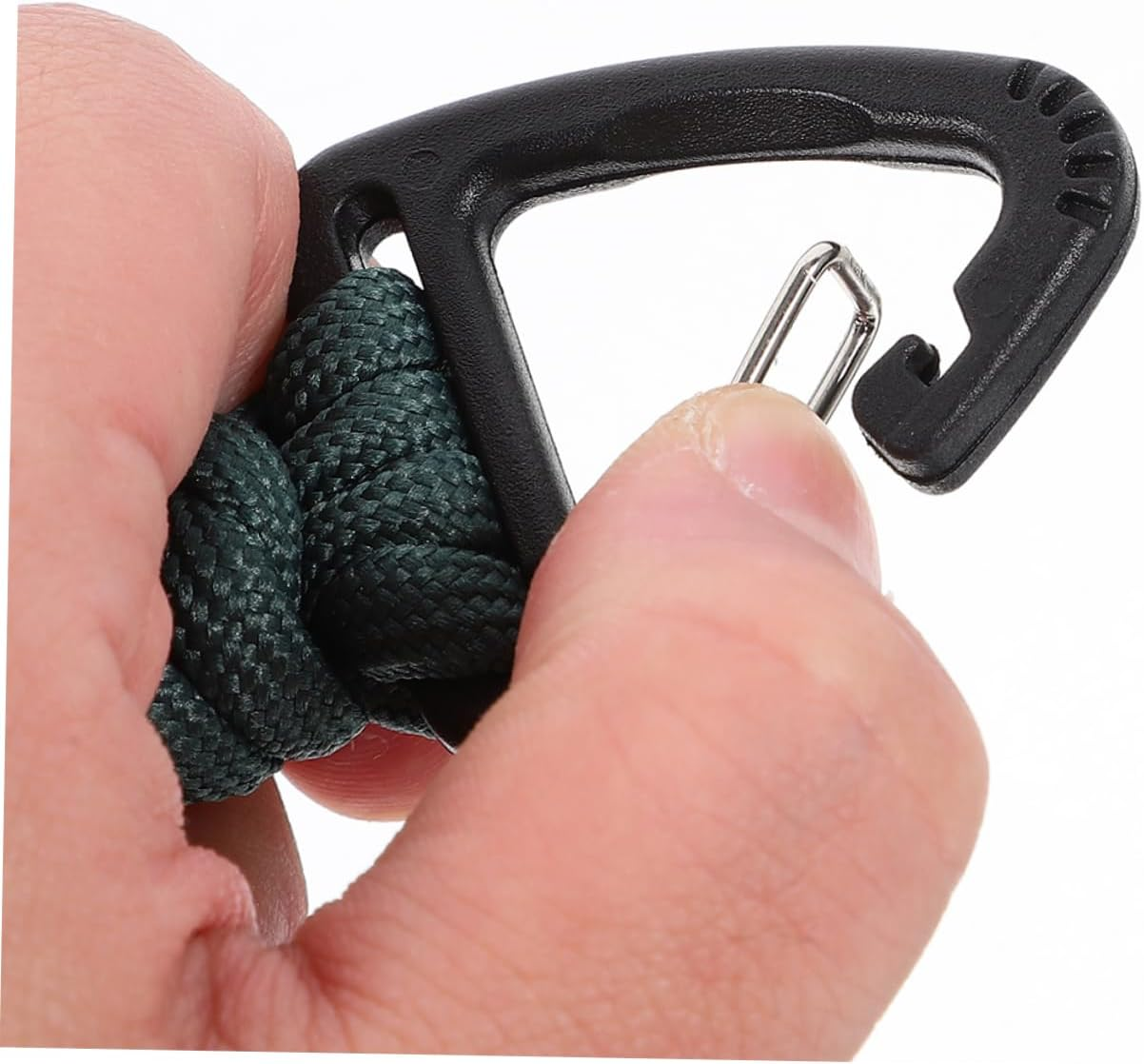 VINTORKY Braided Keychain Lanyard with Carabiner Durable Wrist Lanyard for Keys Wallets and Phones for Outdoor Use Sharp Design King Dark Green image number 6