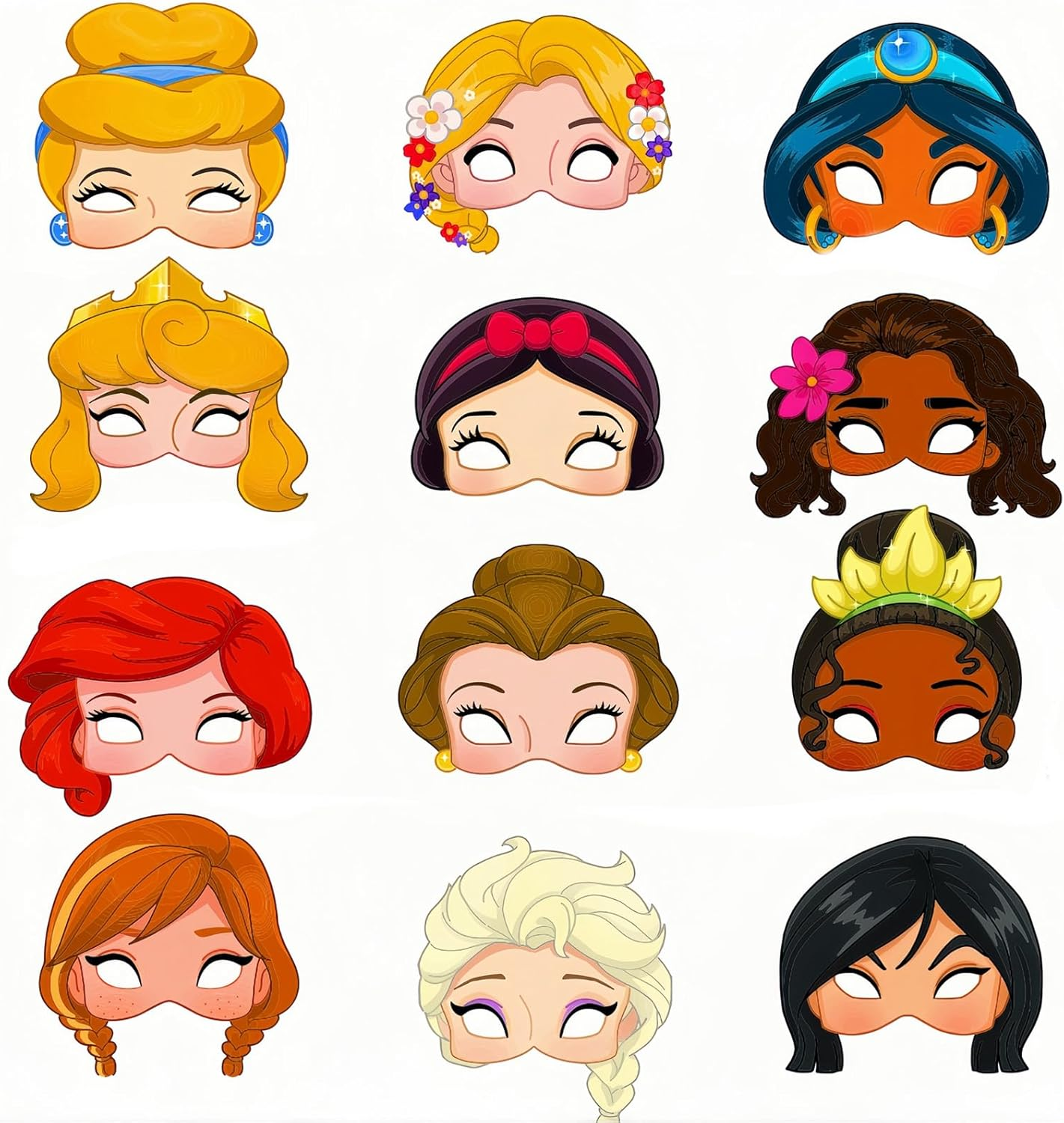 Kids Masks for Party Bag Fillers,12Pcs Super Hero Party Masks Dress up Cosplay Mask,Costumes Party Favors Children Spider Man Masks for Boys Girl Masquerade Birthday Party Supplies image number 1