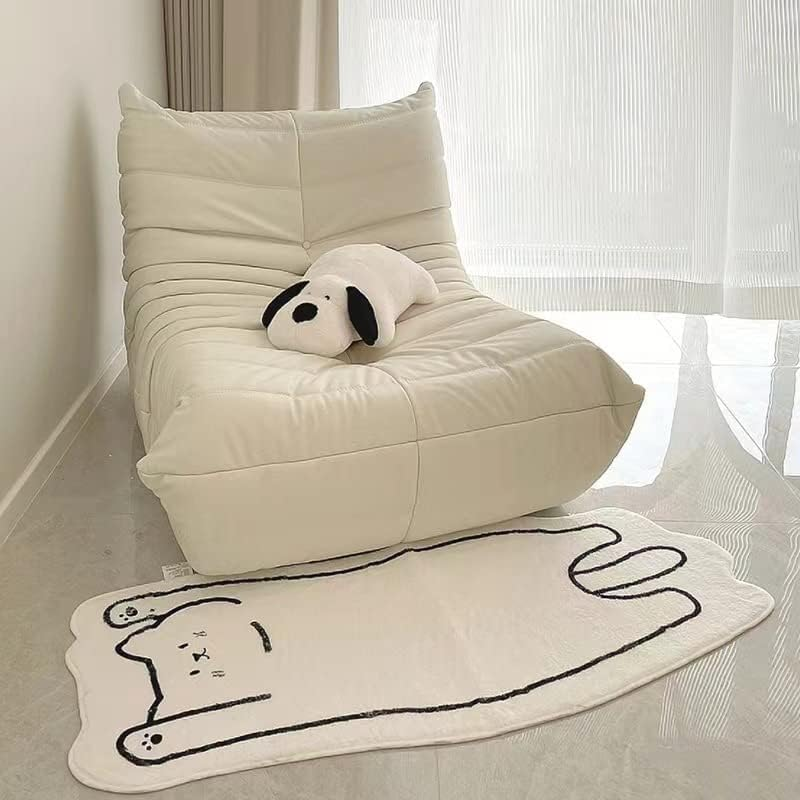 Squishy Dot Floor Carpet, Kitty Pattern Bathroom Mat, Cute Cat Bath Rug, Floor Mat, Super Soft, Absorbent Non-Slip Mat, Fluffy Cartoon Mat for Children, Play Room, Living Room and Bedroom 40X120Cm image number 1