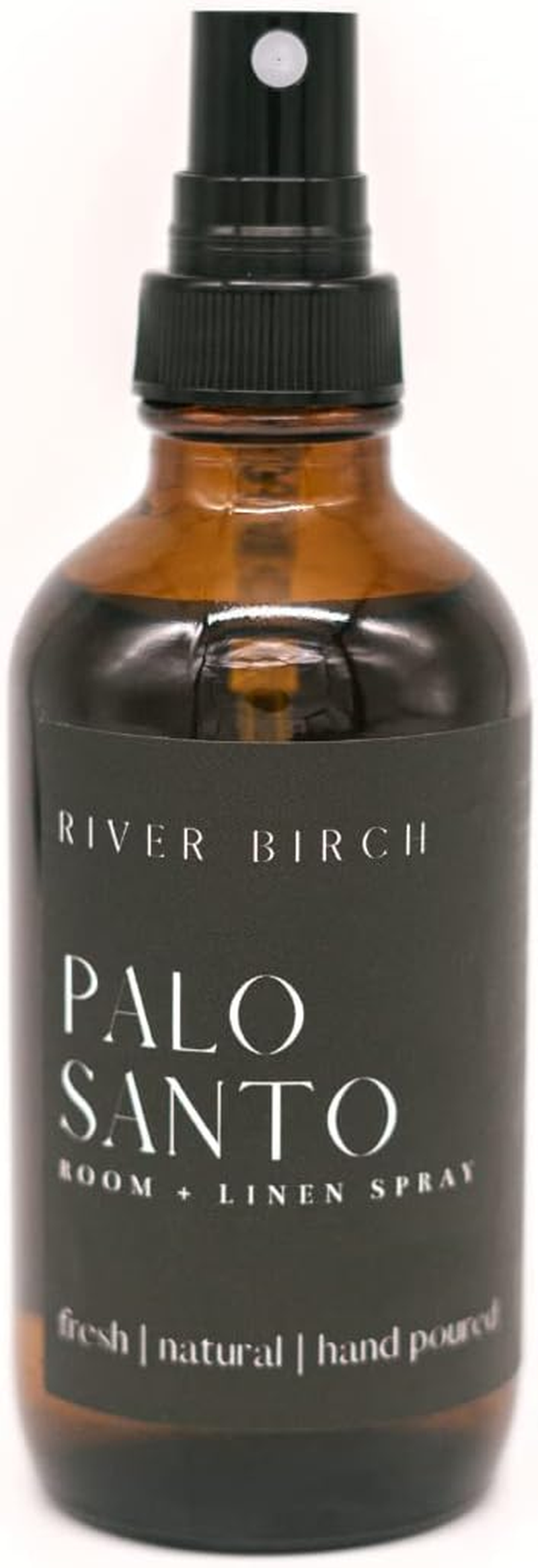 River Birch Luxury Linen and Room Spray - Palo Santo Home Signature Scent - Room Fragrance Spray - Fragrant Fresh Linen Air Freshener for Bedding - Handmade in Texas - 4 Oz Glass Amber Bottle image number 4