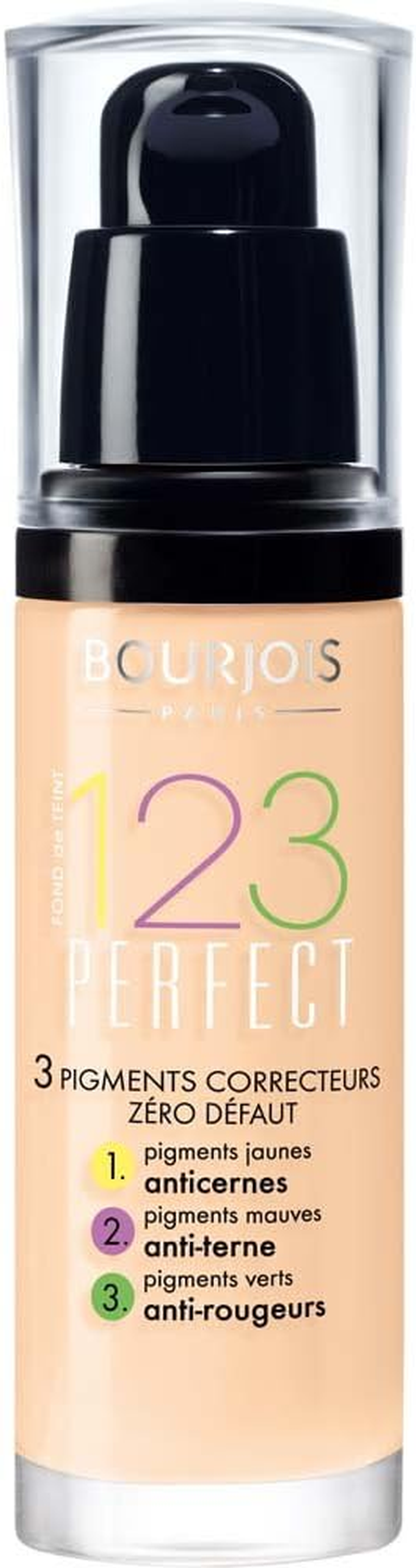 Bourjois Fond De Teint 123 Perfect Foundation for Women, # 54 Beige, 1 Ounce