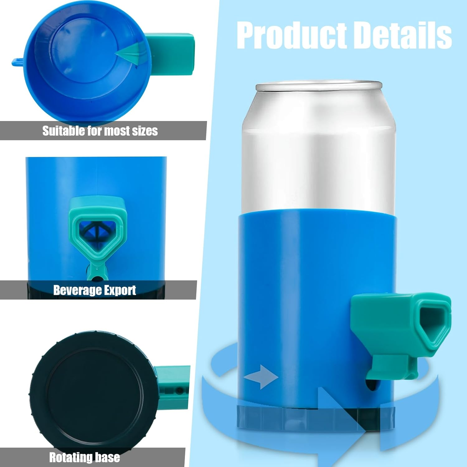 Frolusian Shotgun Roulette Drinking Game &ndash; Random Shotgun Spinner | Bachelor Party Essential, Tailgate BBQ & Pregame Fun | White Elephant Gift & Party Games image number 1