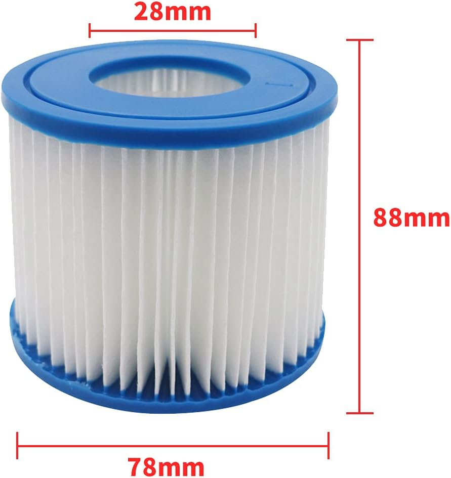 Wuyan Replacement Filter Cartridge Compatible with Bestway Ⅰ 58381 Filter Pump, 4 Pack Swimming Pool Filters Hot Tub Filters image number 1